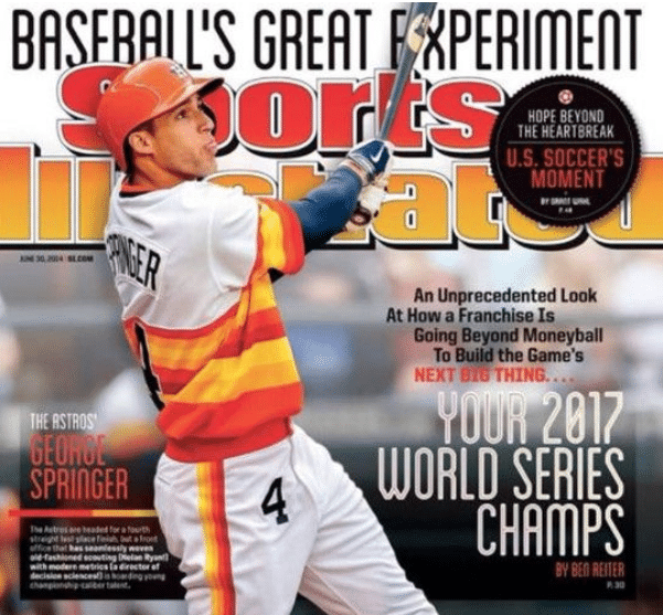 Astros Sports Illustrated Cover