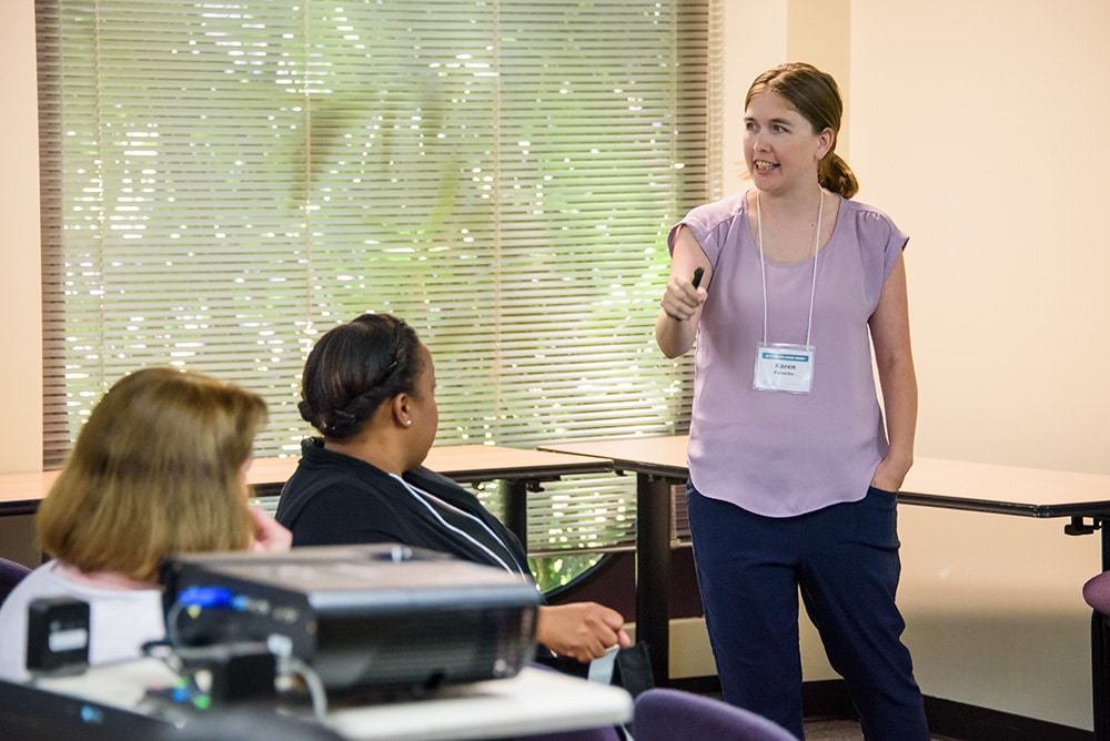 Karen Palombo teaching