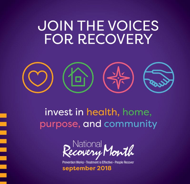 National Recovery Month 2018 2