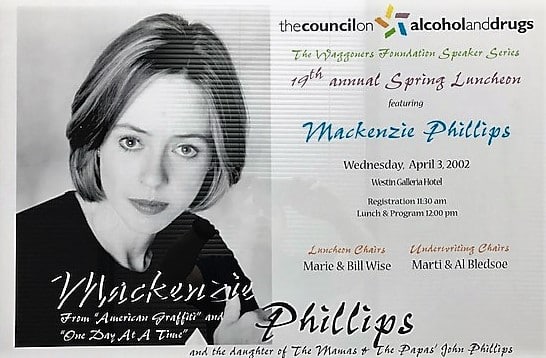 Mackenzie Phillips-Council on Recovery Spring 2002
