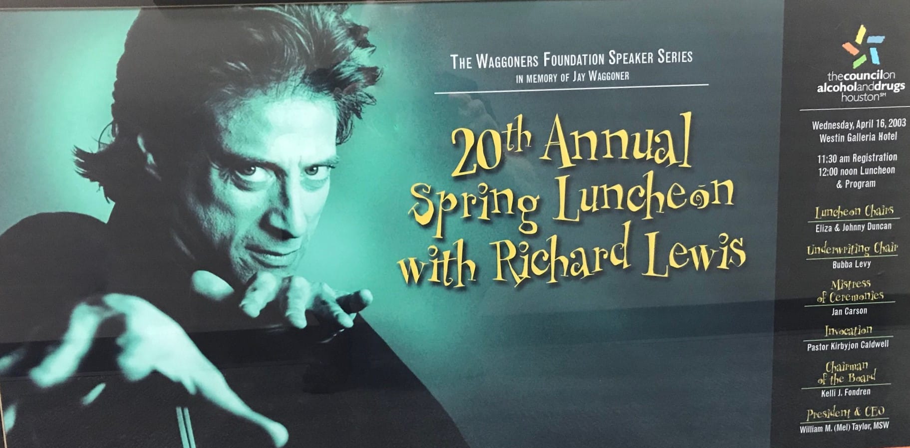 Richard Lewis Council on Recovery Spring 2003