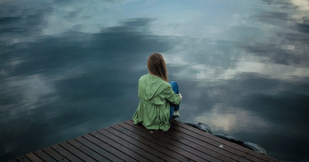 woman in grief