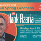 Home 11 Actor Hank Azaria Headlines The Council’s Spring Luncheon to Raise Funds for Addiction Treatment